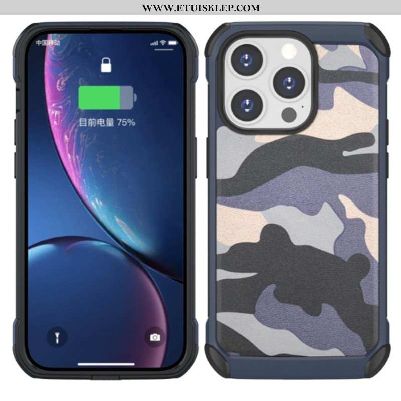 Etui do iPhone 14 Pro Wzmocniony Kamuflaż